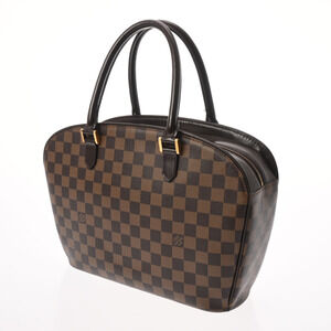 Louis Vuitton Saria Canvas Brown Handbag Horizontal Damier